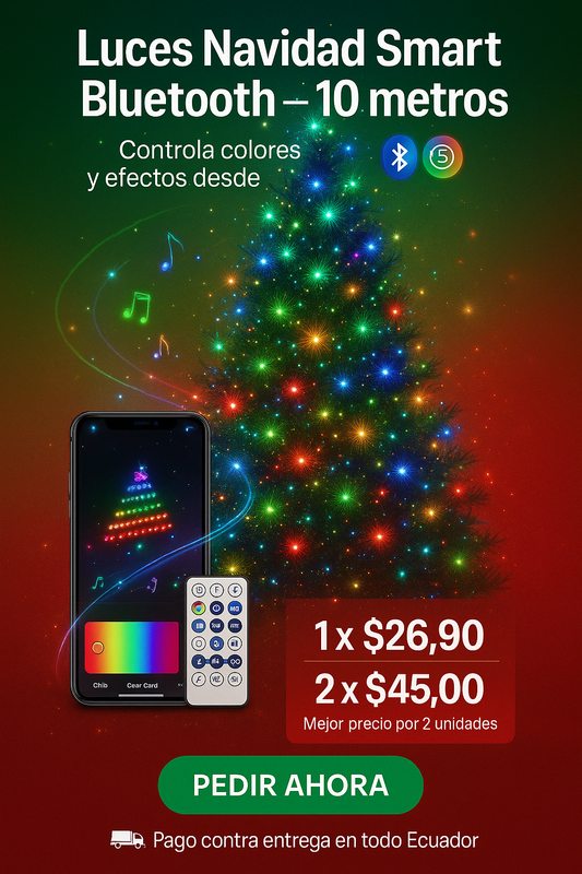 Luces Navidad Smart Bluetooth - 10m